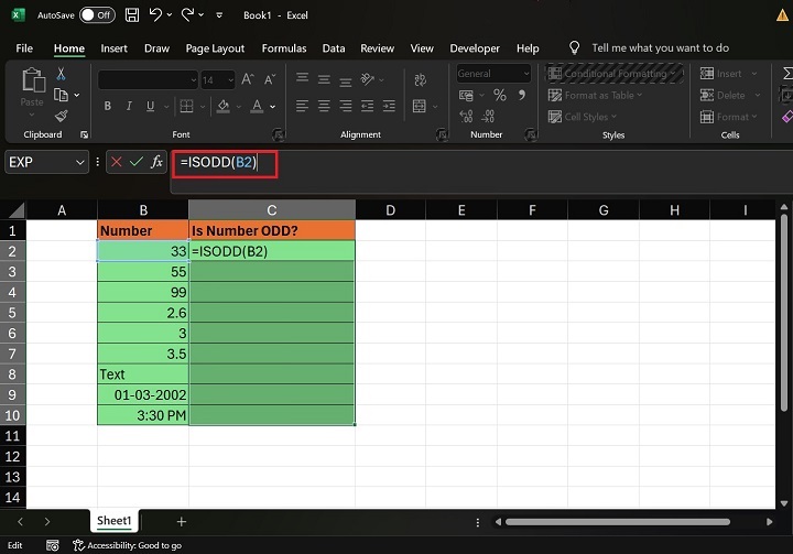 Basic ISODD Function1