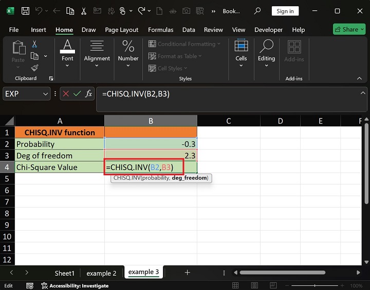CHISQ.INV Function 3