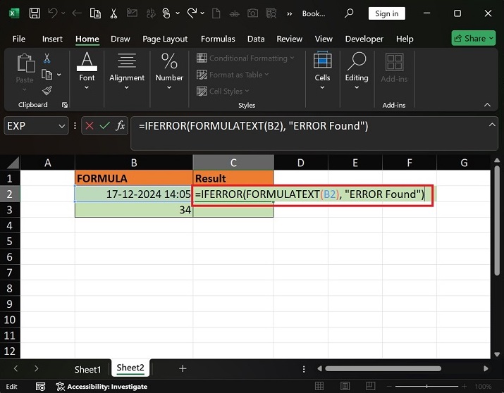 Combining with IFERROR function1