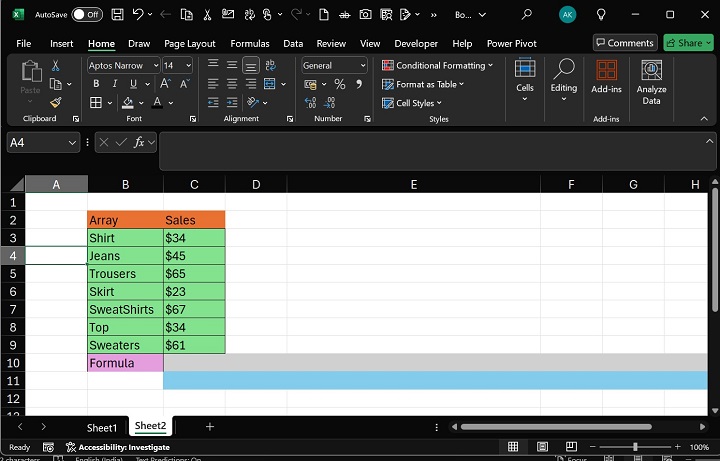 Excel ARRAYTOTEXT Function 1
