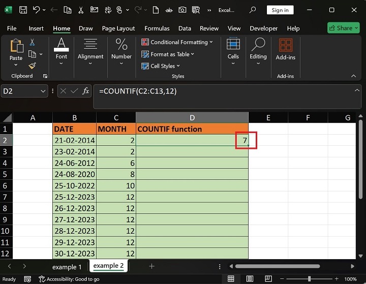 Finding Number of Dates from Specific Month4