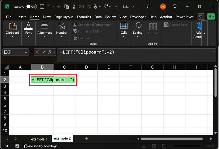 LEFT Function Will Retrieve VALUE Error1
