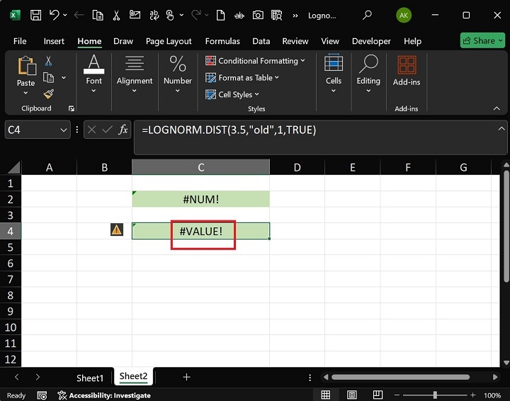 LOGNORM.DIST Function7