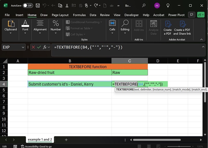Multiple Delimiters in Text String