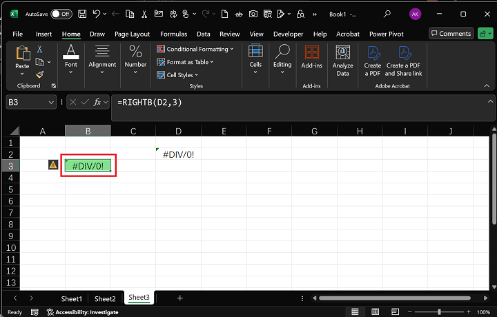 RIGHTB Function in Excel 5
