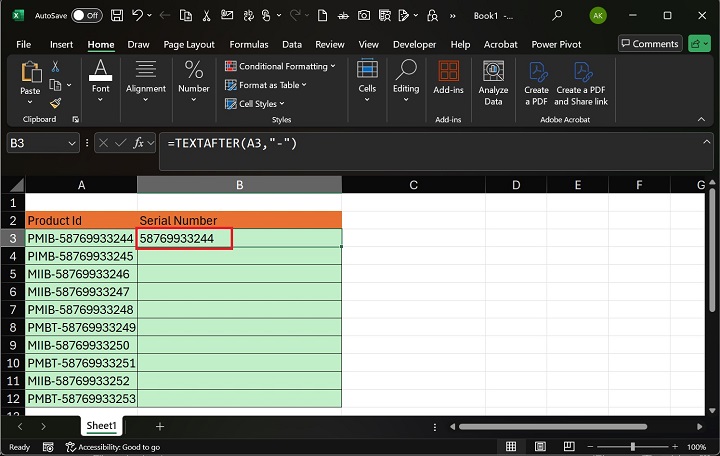 TEXTAFTER Function 2