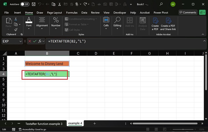 TEXTAFTER Function Distinguishes Uppercase