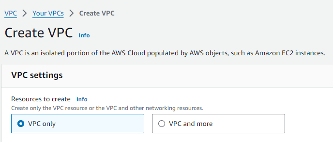 Create a Custom VPC