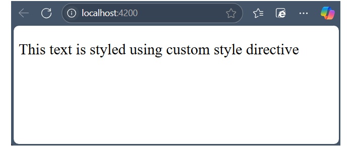 Angular Custom Directives