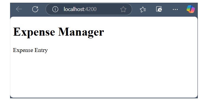 HTML Tag example app