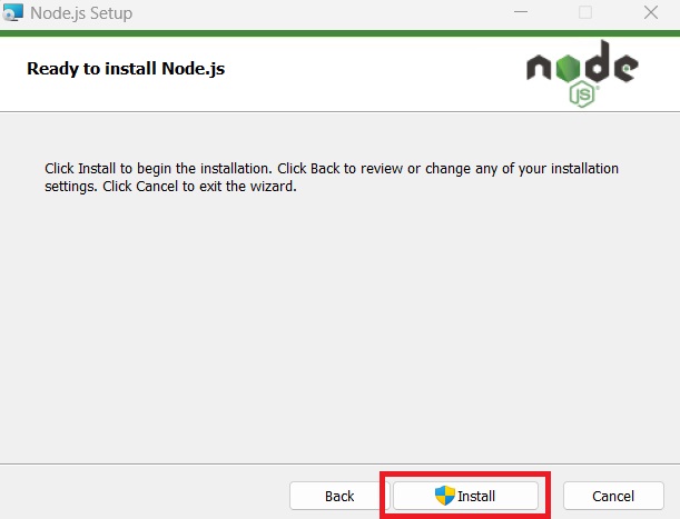 NodeJS installtion