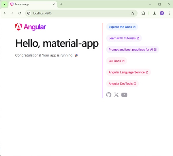 First Angular Application