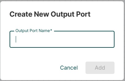 Output Add Port