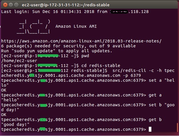Access Redis Cluster 3
