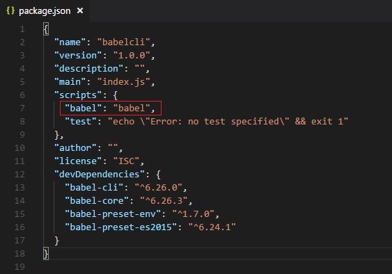 Installed Babel Local