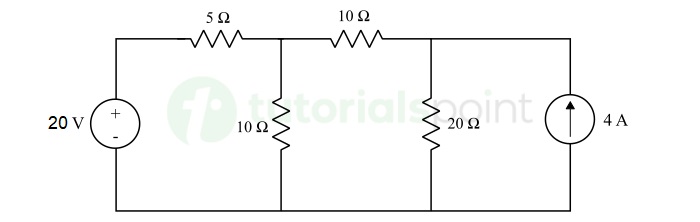 Nodal Analysis Circuit