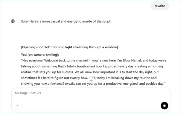 Enhancing Content with ChatGPT