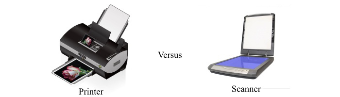 Printer Vs. Scanner
