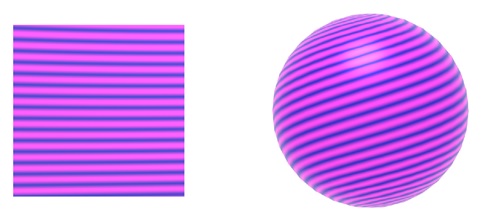 3D Stripe Textures Algorithm