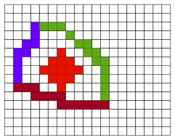 4-connected Flood Filling 3