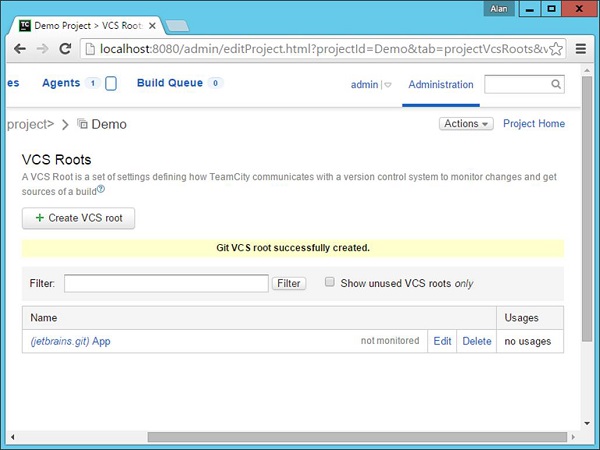 Repository Registered