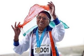 Kaur Indias Oldest Female Athlete