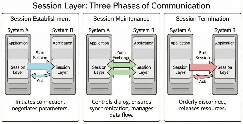 Session Establishment Maintenance and Termination