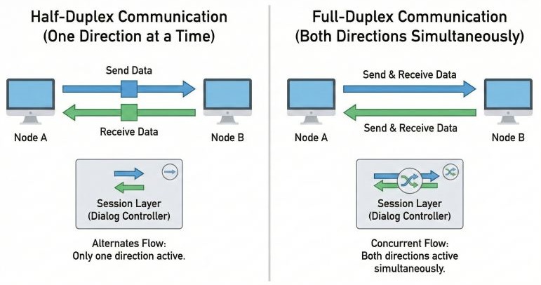 Session Layer Dialog Control