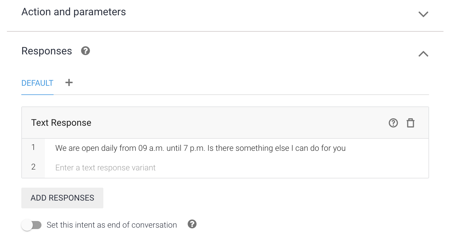 Creating a Custom Intent