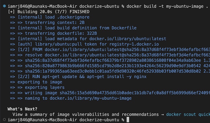 Building the Docker Image 1