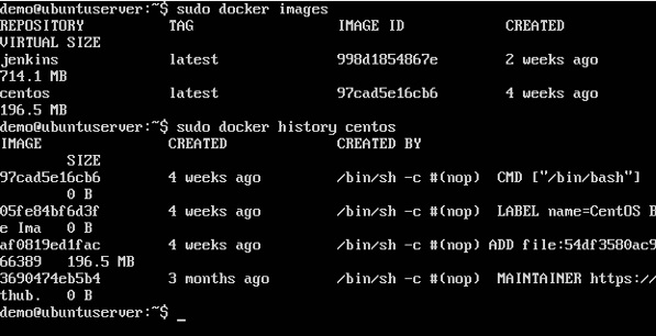 Docker History