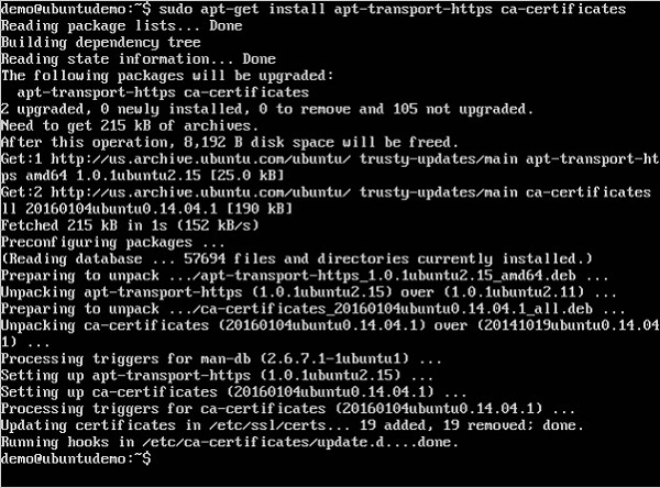 Necessary Docker Packages