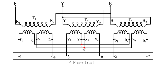 Three-to-Six Phase Transformation1