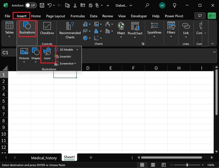 Excel Emoji Symbols 1