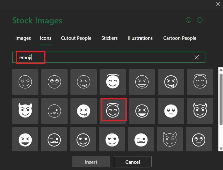 Excel Emoji Symbols 2