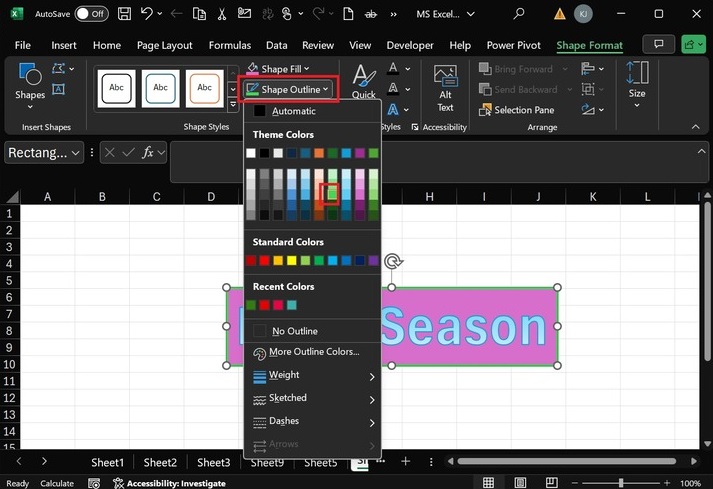 Format the WordArt Design 2