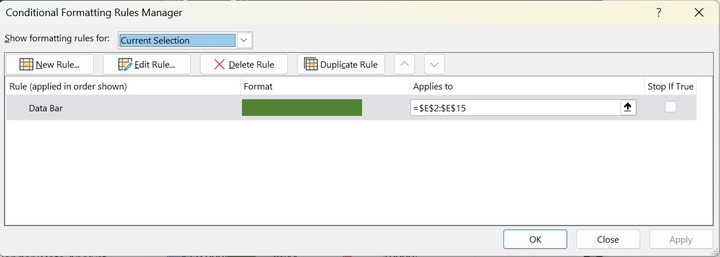Hide Numbers and Show Data Bars 1
