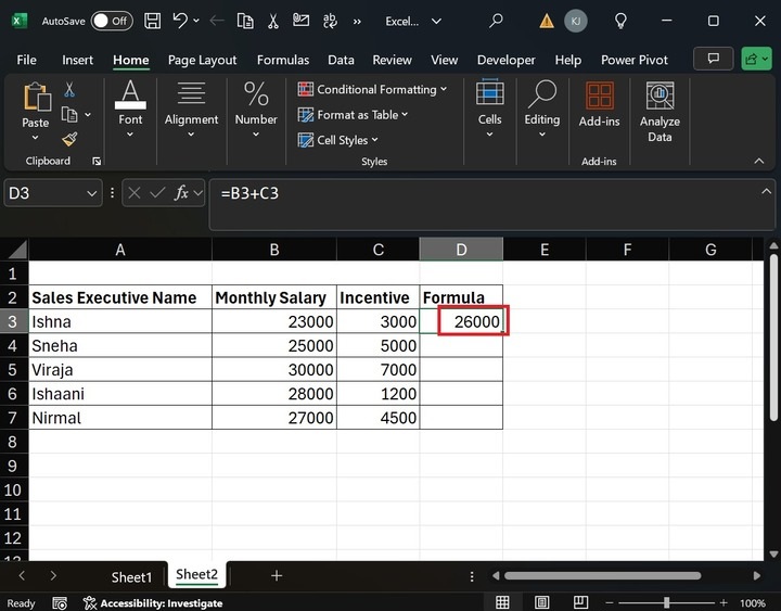 Make Formulas auto-update in Excel 2