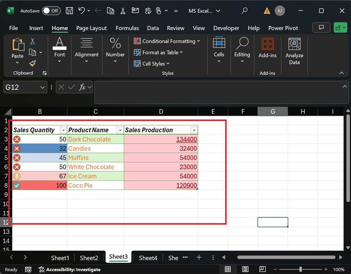 Managing Conditional Formatting Rules
