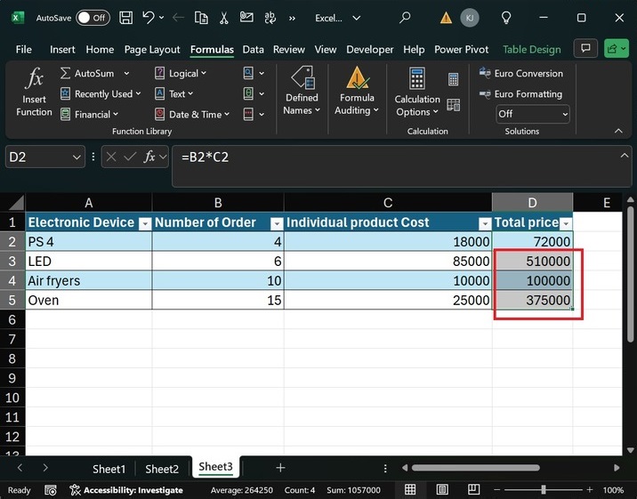 Relative Reference in Excel 3