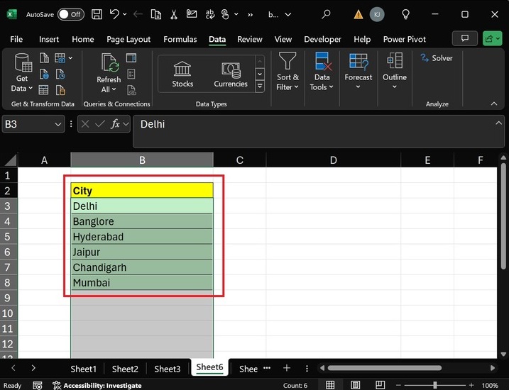 Remove Duplicates in Excel Shortcut 3