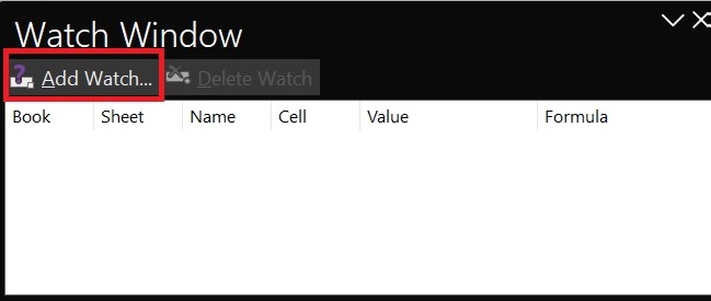 Watch Window Auditing Tool 1