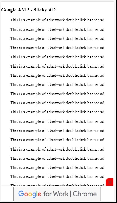 Amp Sticky Background