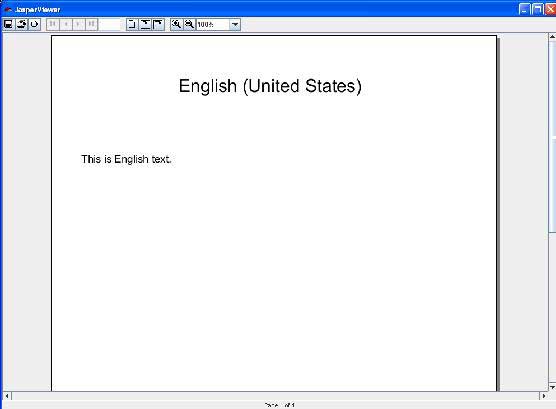 Jasper Report Example