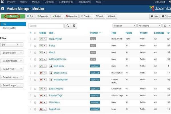 Joomla Search Module