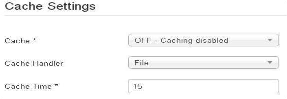 Joomla System Settings