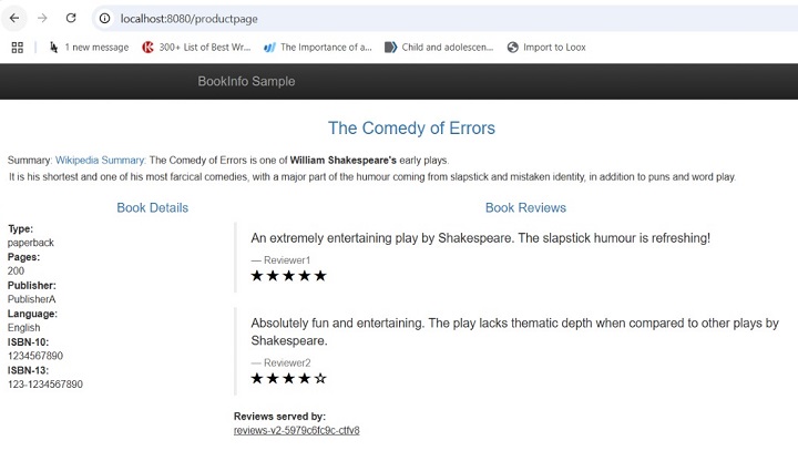 Access the application using