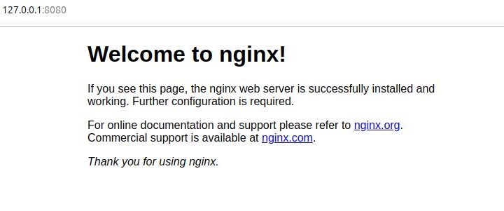 Nginx Welcome Page