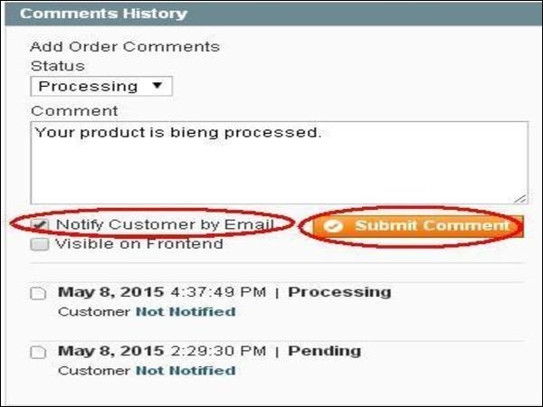 Magento Setup Order Options