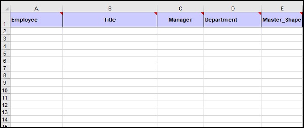 Excel Spreadsheet
